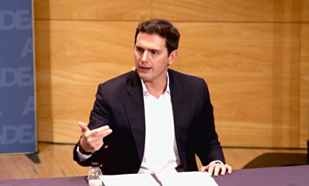 Albert Rivera durante la presentación del libro | Youtube