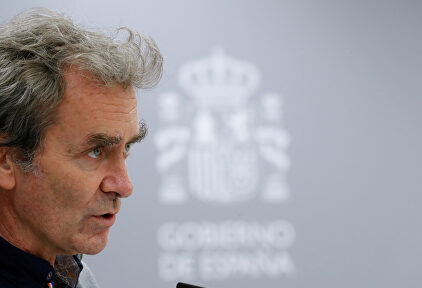 Fernando Simón, en su última comparecencia en rueda de prensa. | EFE