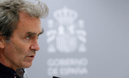 Fernando Simón, en su última comparecencia en rueda de prensa. | EFE