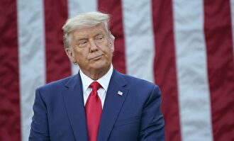 El Presidente Donald Trump en La Casa Blanca el 13 de noviembre | Cordon Press