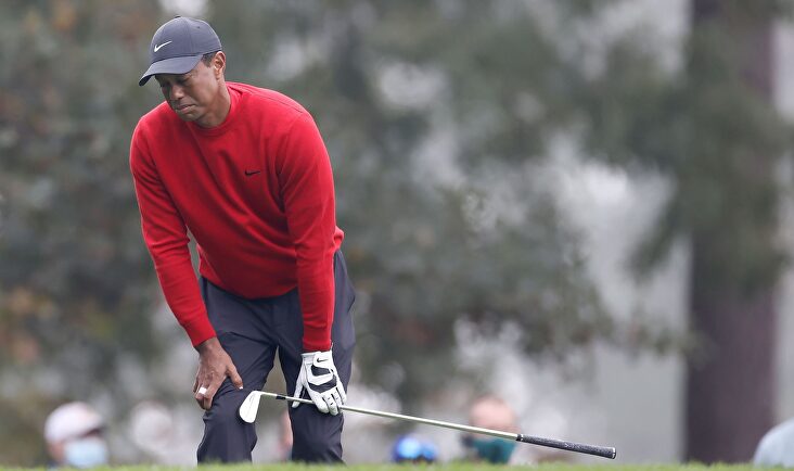Tiger Woods, durante la última jornada del Masters de Augusta 2020. | EFE