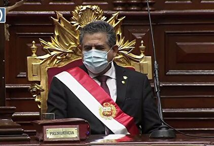 El presidente peruano Manuel Merino dimite de su cargo