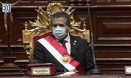 El presidente peruano Manuel Merino dimite de su cargo