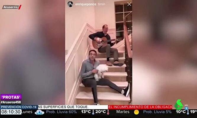 Enrique Ponce canta a Paloma Cuevas en un adelanto de su disco