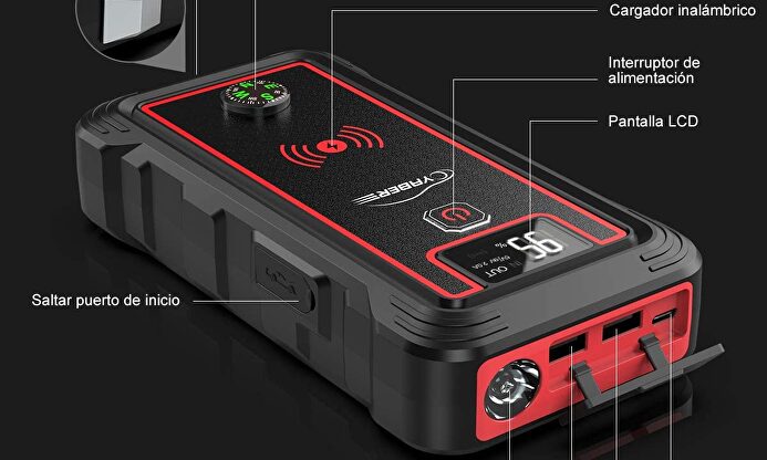  YABER Arrancador de Coches | Amazon