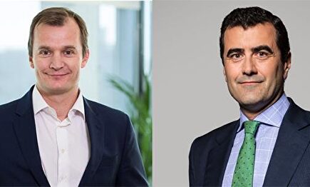 Meinrad Spenger, director ejecutivo de MásMóvil (izquierda), y Jorge Quemada, consejero delegado de Cinven. | Servimedia