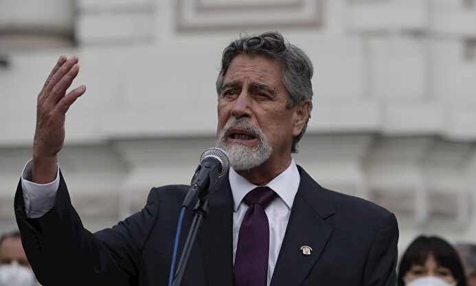Francisco Sagasti será presidente interino del Perú.  | EFE