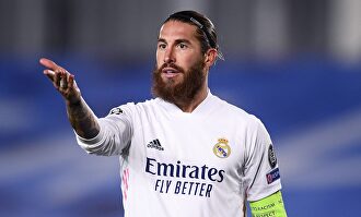 Sergio Ramos, en un partido de Champions con el Real Madrid. | Cordon Press