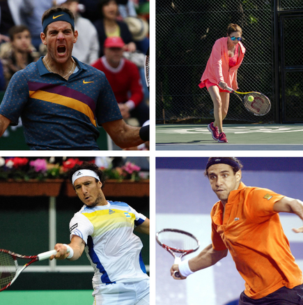 Del Potro, Mariana Pérez Roldán, Mónaco y Zabaleta. | Cordon Press