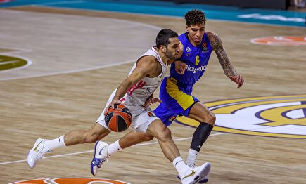 Facu Campazzo, en acción durante el Real Madrid-Maccabi de Tel Aviv. | EFE