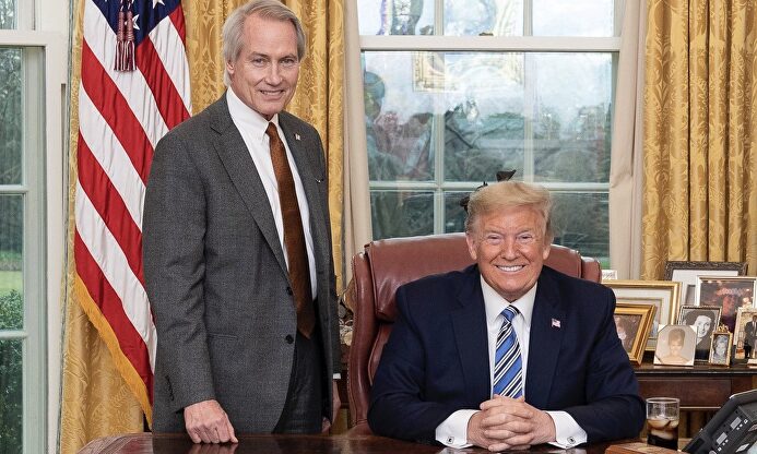 El letrado Lin Wood y el presidente Donald Trump | LD