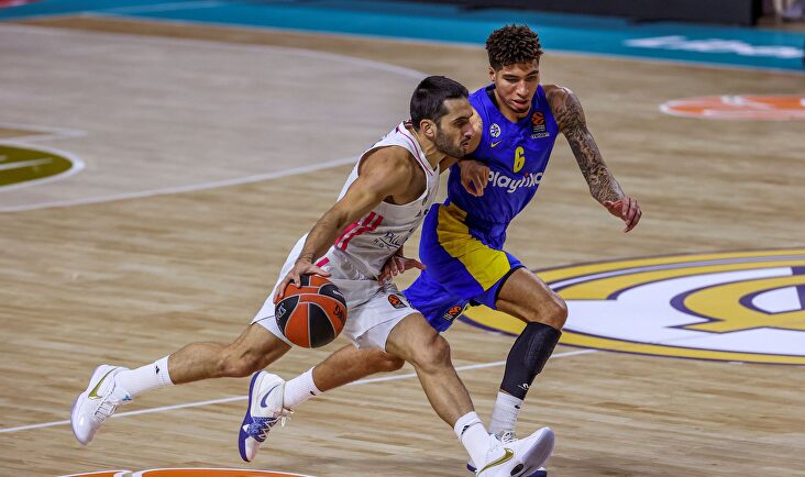 Facu Campazzo, en acción durante el Real Madrid-Maccabi de Tel Aviv. | EFE