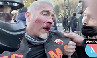 La violencia de Black Live Maters contra los seguidores de Trump