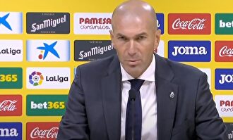 Zidane, durante la rueda de prensa | Imagen TV