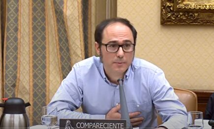 El tesorero de Podemos, Daniel de Frutos. | Congreso