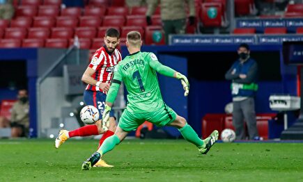 Carrasco justo antes de hacerle el caño a Ter Stegen. | Cordon Press