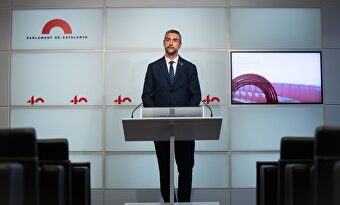 El consejero de Acción Exterior, Relaciones Institucionales y Transparencia de la Generalidad, Bernat Solé | Europa Press