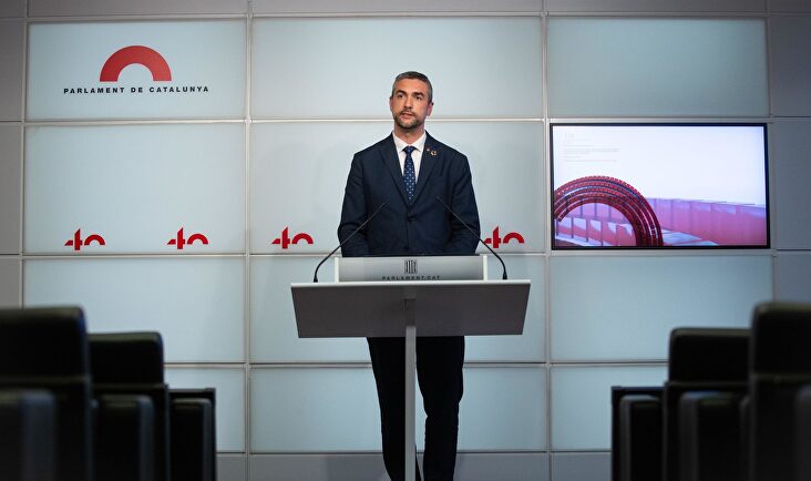 El consejero de Acción Exterior, Relaciones Institucionales y Transparencia de la Generalidad, Bernat Solé | Europa Press