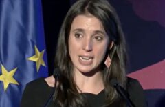 Irene Montero rompe a llorar en un acto contra la violencia de género