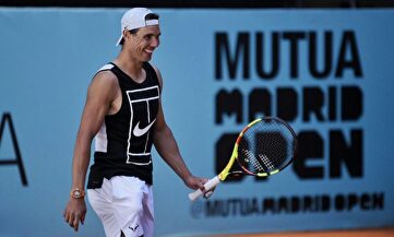 Rafa Nadal, en el Mutua Madrid Open. | EFE/Archivo