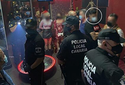 La Policía cazó a los dos jugadores del Tenerife en un local de alterne que fue desalojado | Policía Local