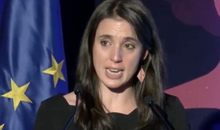 Irene Montero rompe a llorar en un acto contra la 'violencia de género'