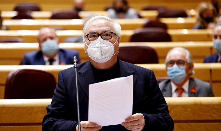 Manuel Castells en el Senado | EFE