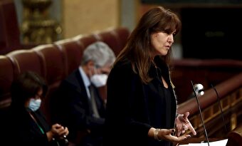 La portavoz de JxCat en el Congreso, Laura Borrás. | EFE