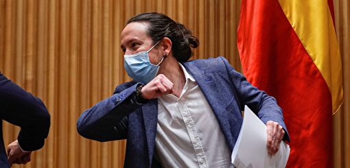 Iglesias anuncia la prohibición de los desahucios en 15 días