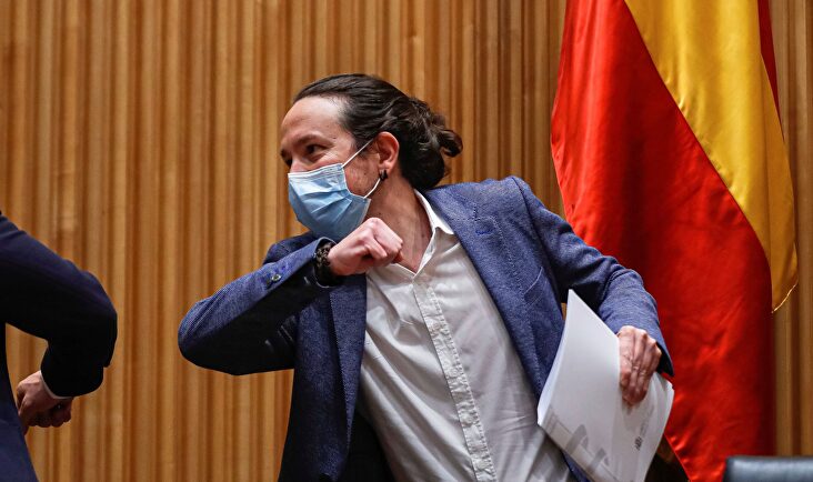 Iglesias anuncia la prohibición de los desahucios en 15 días