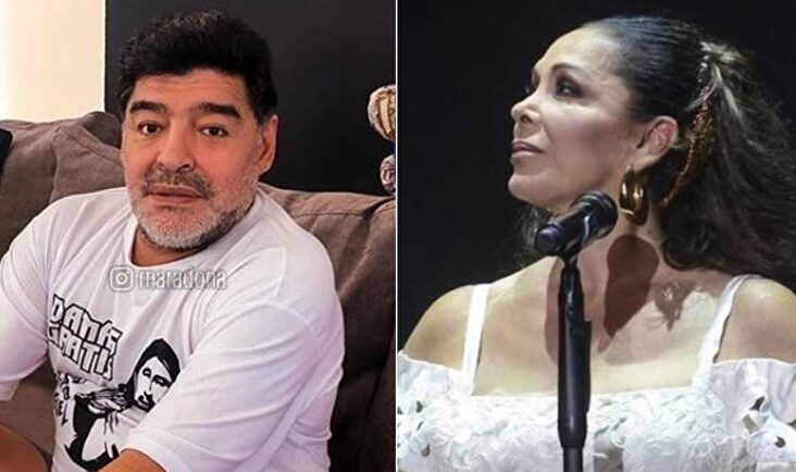 Maradona e Isabel Pantoja | Instagram/Gtres