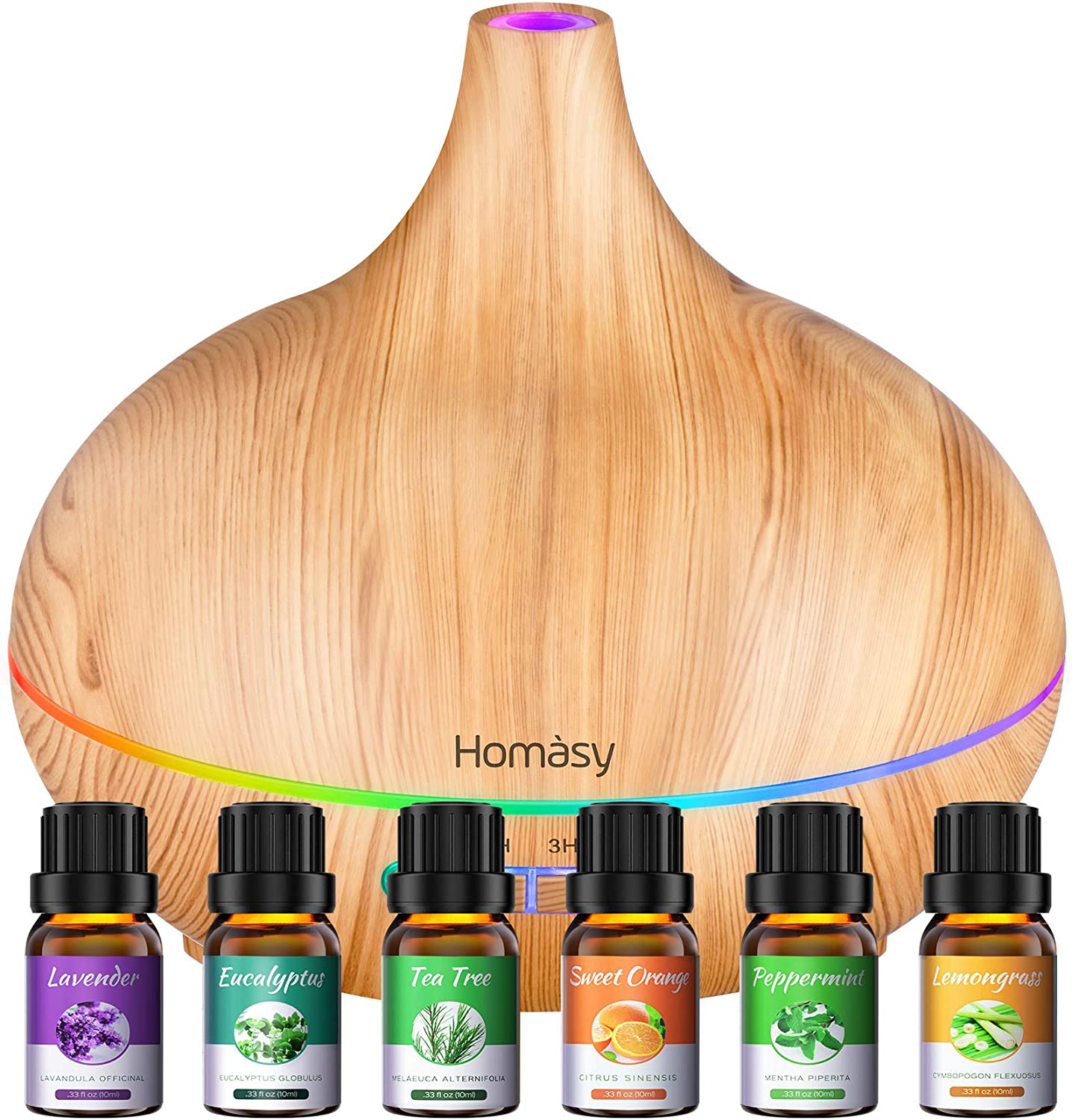 Difusor aceites esenciales para aromaterapia