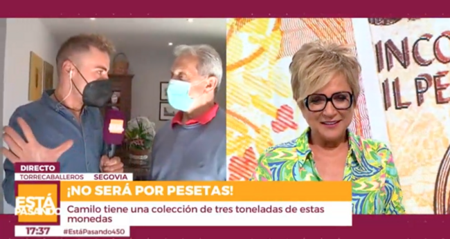 Un jubilado guarda tres toneladas de pesetas en su casa y se niega a cambiarlas