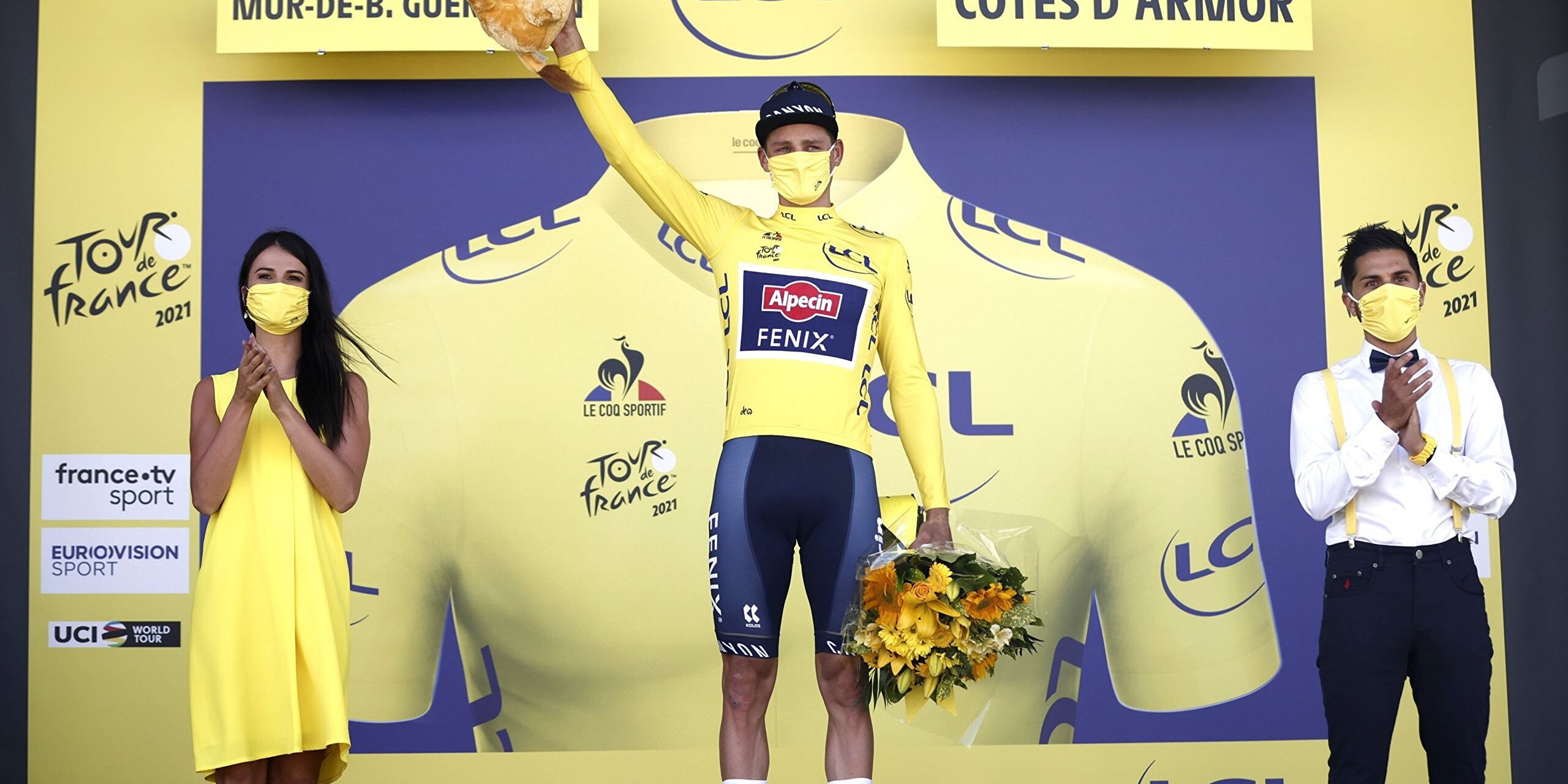 Van der Poel, de amarillo en la segunda etapa del Tour - Vimarsana News