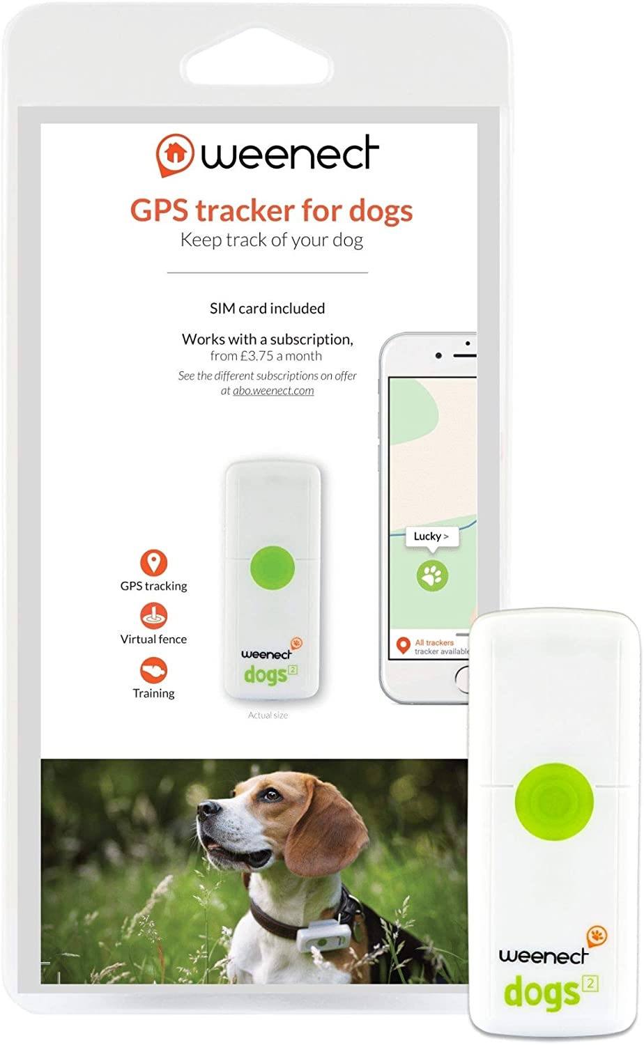 KIPPY EVO – GPS Tracker para Collar Perro o Gato – Rastreador de