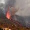 La erupción volcánica ha comenzado esta tarde de domingo en los alrededores de Las Manchas, en El Paso (La Palma).
