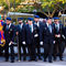 Un grupo de veteranos también presentes en el desfile de las Fuerzas Armadas Españolas.