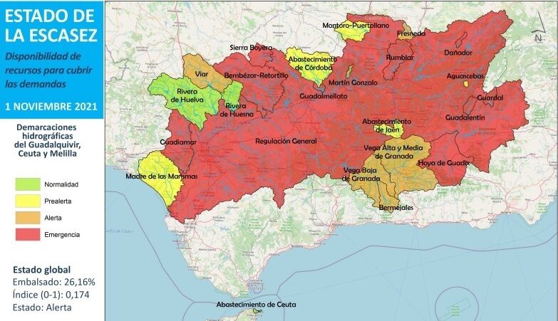 Sequ A Extraordinaria En El De La Reserva De Agua Del Guadalquivir Libertad Digital