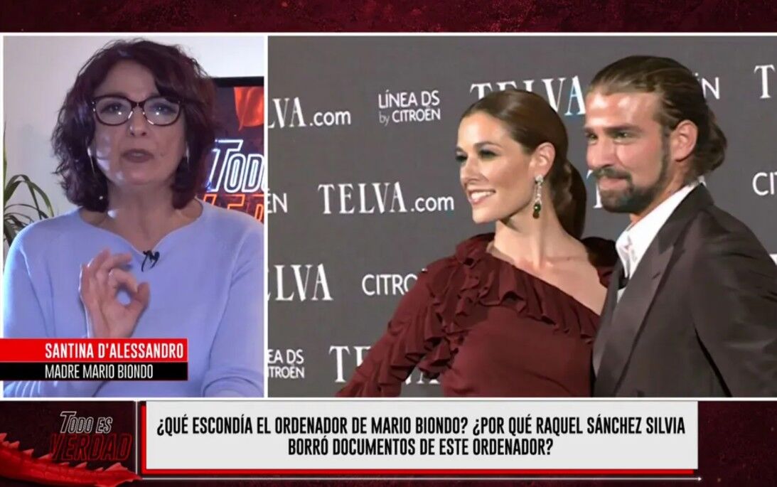 La madre de Mario Biondo, contra Raquel Sánchez Silva: "Es una mentirosa.  Sustituyó a mi hijo en meses" - Chic