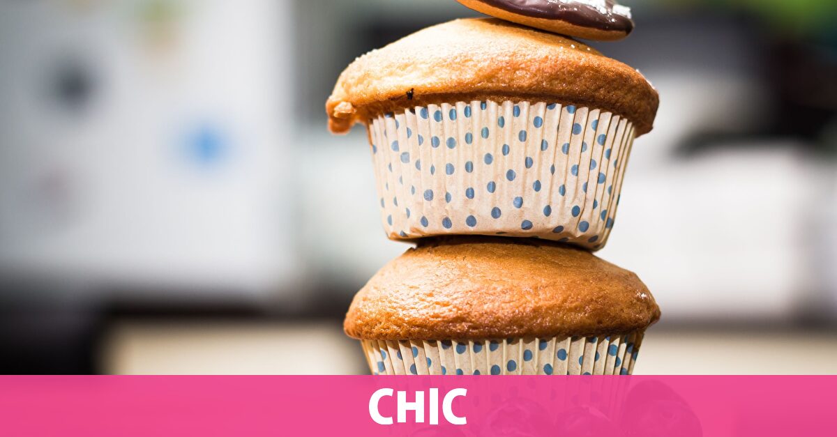 Receta muffins de plátano y crema de cacahuete