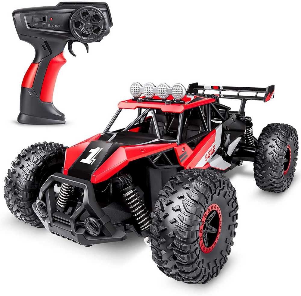 Carro A Control Remoto Monster Truck Para Niños Y Grandes Bateria  Recargable