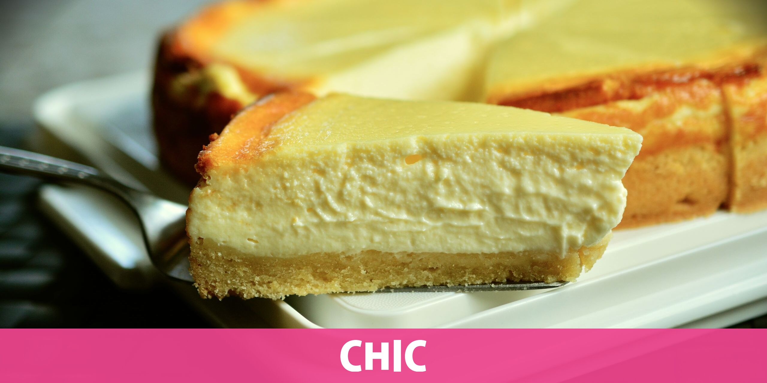 image of Receta: tarta de queso cremosa con base crujiente