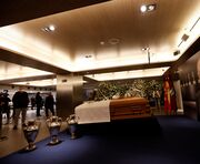 El madridismo despide a Paco Gento en el Santiago Bernabéu