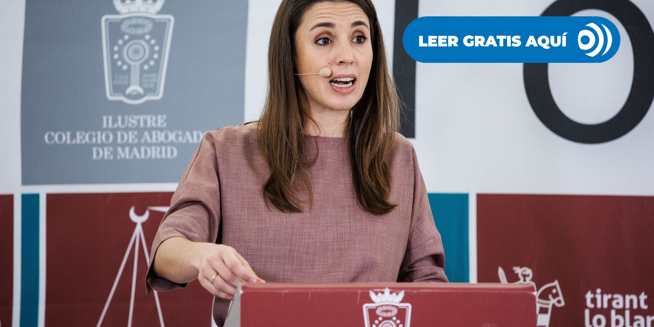 Irene Montero dice que 