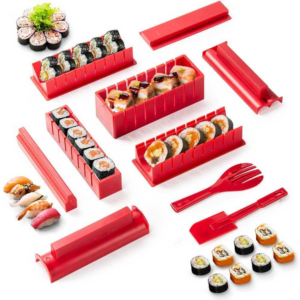  Kit de sushi Sushiquik súper fácil; el mejor juego de  utensilios del mundo para hacer sushi. : Hogar y Cocina