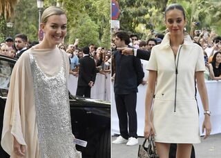 Victoria de Marichalar se rinde al bolso Petit Malle V de Louis Vuitton en  Paris Fashion