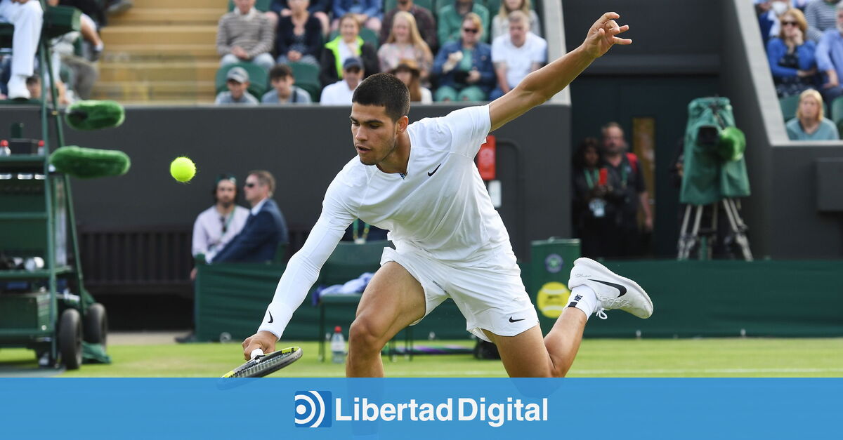 Alcaraz ya está en tercera ronda de Wimbledon