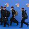GRAF9918. MADRID, 29/06/2022.- Miembros de la policía nacional a su llegada a la primera jornada de la cumbre de la OTAN en el pabellón de Ifema en Madrid este miércoles. EFE/ Fernando Villar