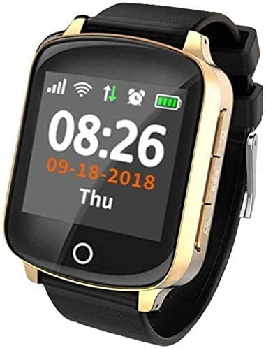 Reloj inteligente GPS para ancianos con botón de emergencia SOS,  dispositivos de alerta de alarma de caída, reloj de monitoreo de presión  arterial de