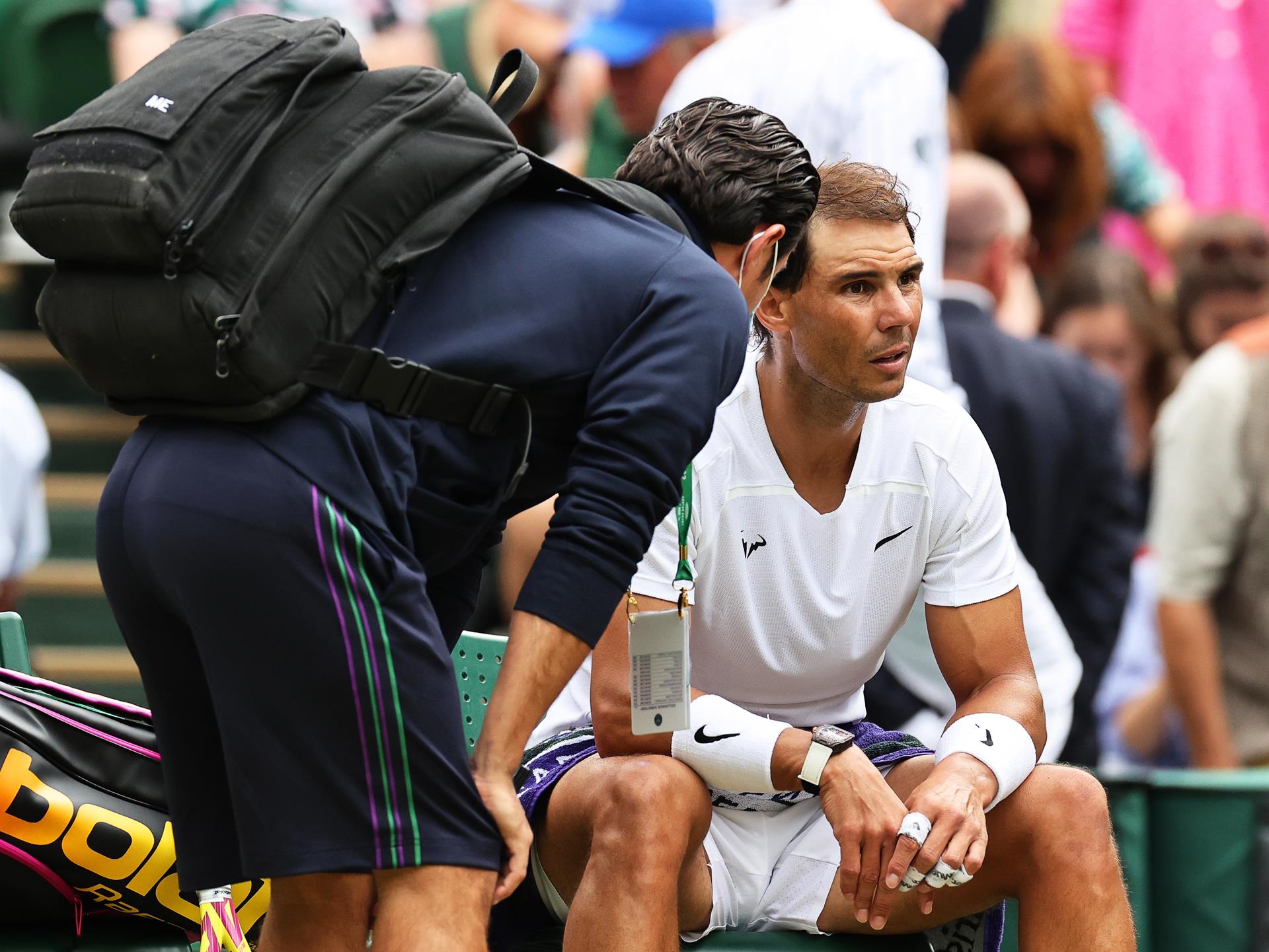 Rafa Nadal dice 'basta' y se retira de Wimbledon